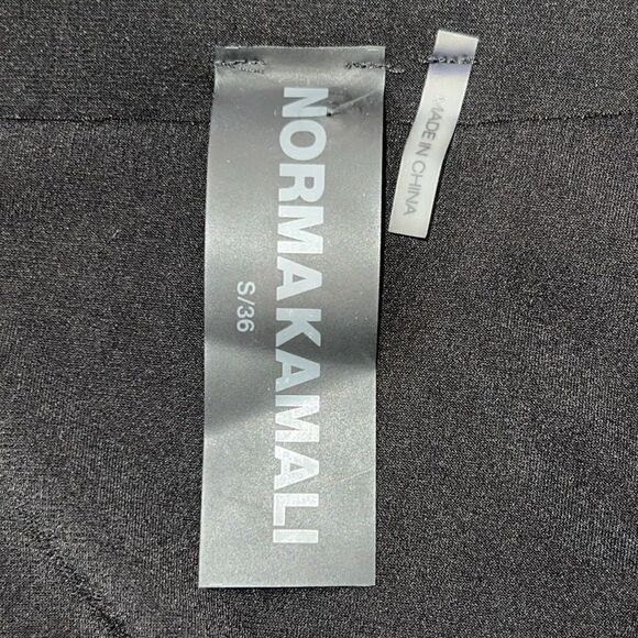 New  NORMA KAMALI Drop Shoulder Dress Black Small Revolve - Picture 10 of 13